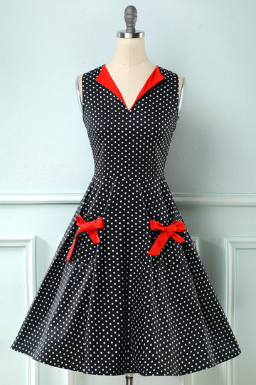 Polka Dots 1950s Swing Vestido